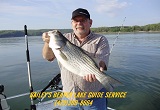 Striper fishing guide service